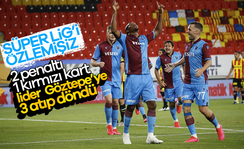 Trabzonspor, Göztepe'den 3 puanla döndü