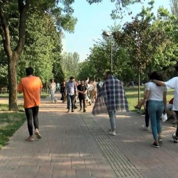 Maçka Parkı'nda yine yoğunluk yaşandı