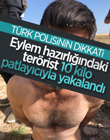 Şanlıurfa'da eylem hazırlığındaki terörist yakalandı