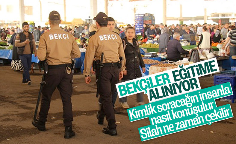 Yeni düzenlemeyle birlikte bekçilere eğitim verilecek