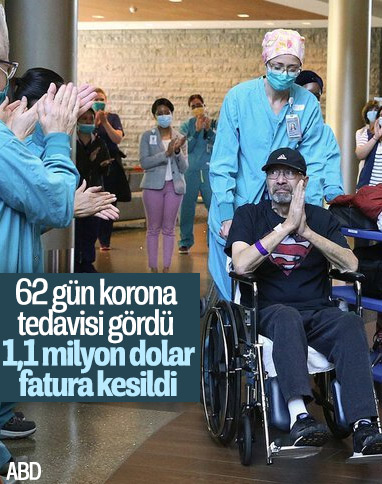 Korona tedavisi gören adama milyon dolarlık fatura çıktı