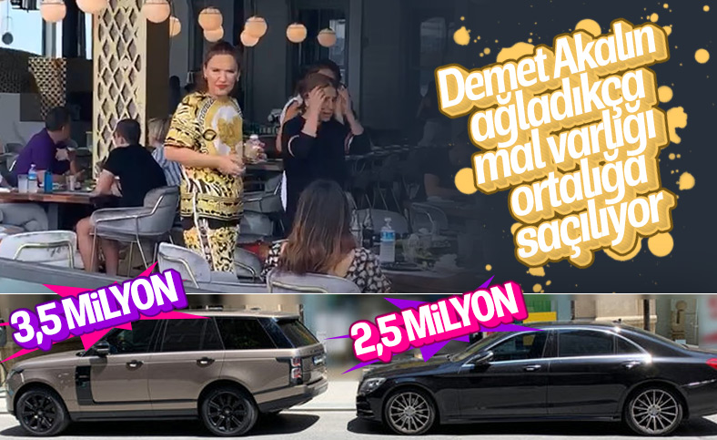 Geçinemediğini söyleyen Demet Akalın'ın lüks hayatı