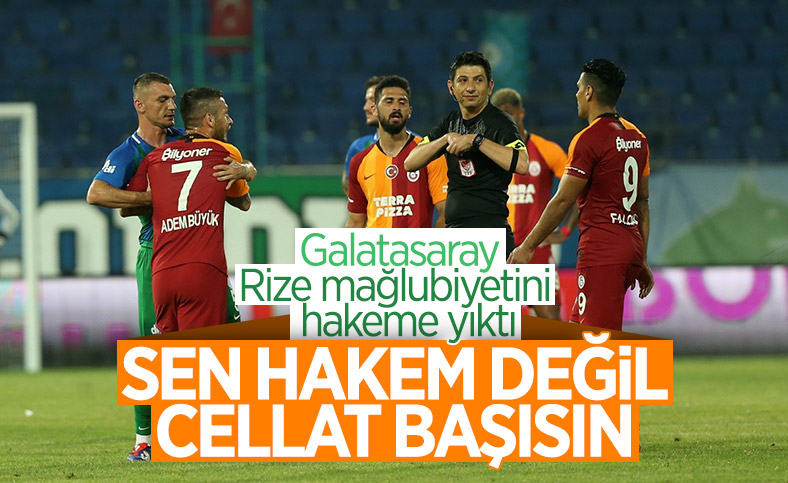 Galatasaray: Hakem değil, cellat başı