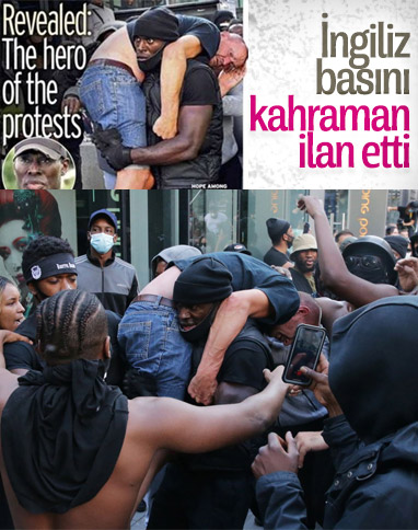 Aşırı sağcıyı kurtaran siyahi, İngiliz basınında