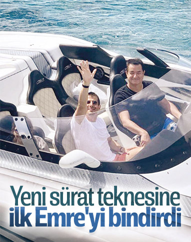 Acun Ilıcalı, yeni sürat teknesi aldı