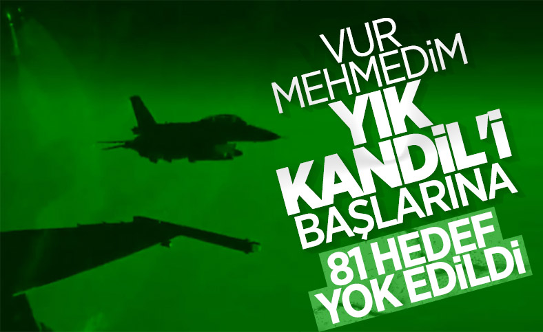MSB: Pençe-Kartal operasyonu ile 81 hedef imha edildi