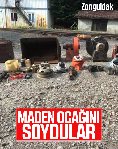 Zonguldak'ta maden ocağı hırsızları suç makinesi çıktı