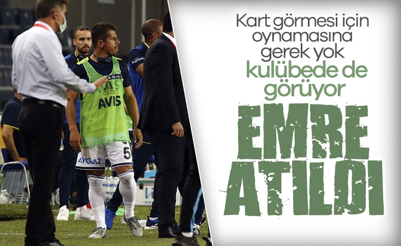Emre Belözoğlu kırmızı kart gördü