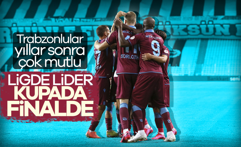 Trabzonspor, Türkiye Kupası’nda ilk finalist oldu