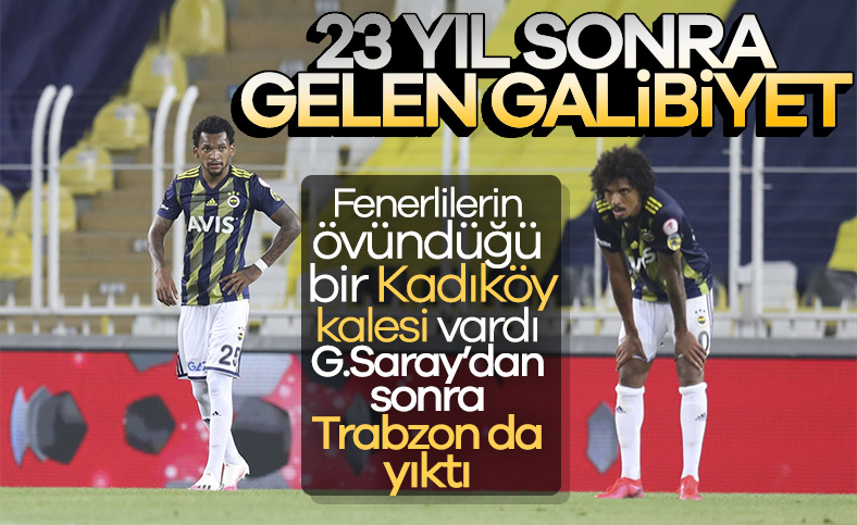 G.Saray'dan sonra Trabzonspor da Kadıköy'de kazandı