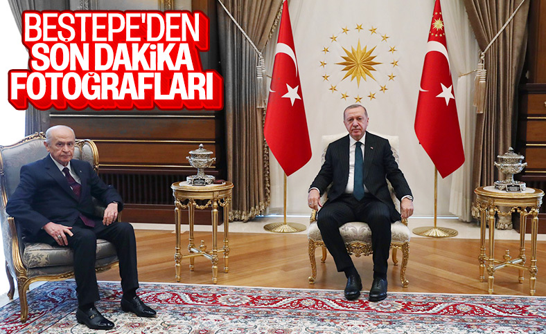 Beştepe'deki Erdoğan-Bahçeli görüşmesi sona erdi