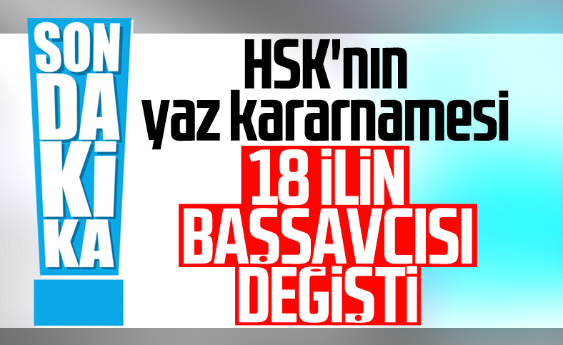 Hakim ve savcı kararnamesi açıklandı