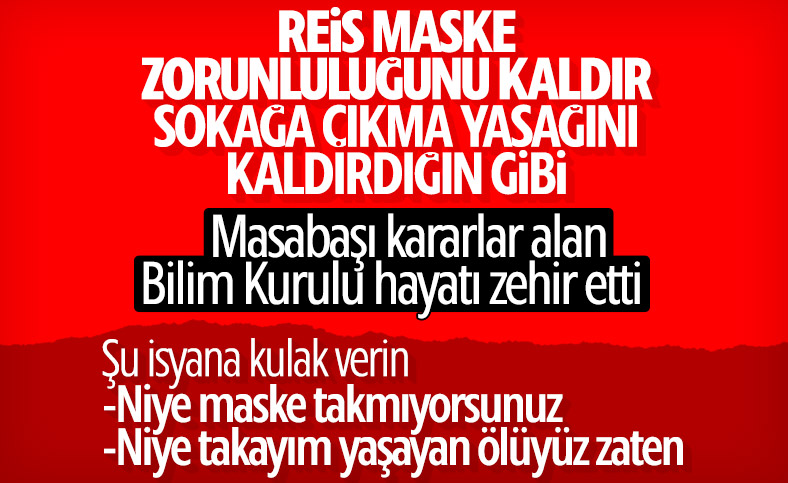 Maske yasağı ilk günden bıkkınlık getirdi