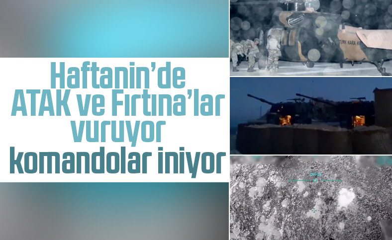 MSB’den ‘Pençe-Kaplan’ operasyonundan yeni görüntüler