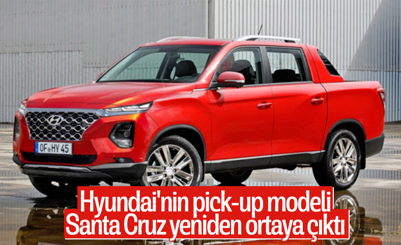Hyundai'nin pick-up modeli Santa Cruz görüntülendi
