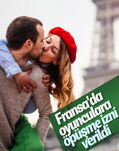 Fransa'da oyunculara öpüşme izni çıktı