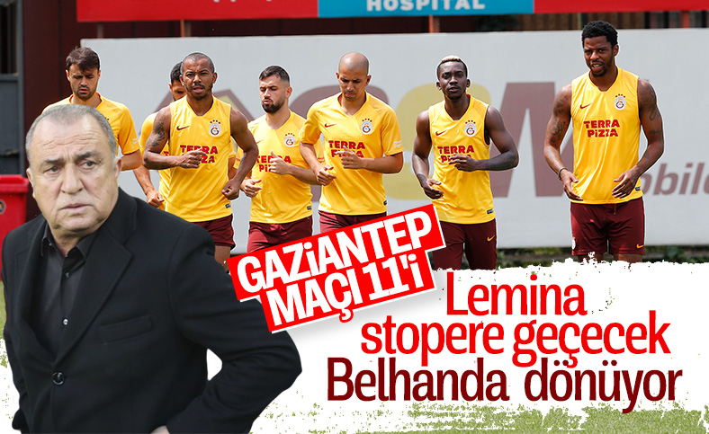 Fatih Terim'in Gaziantep maçı 11'i
