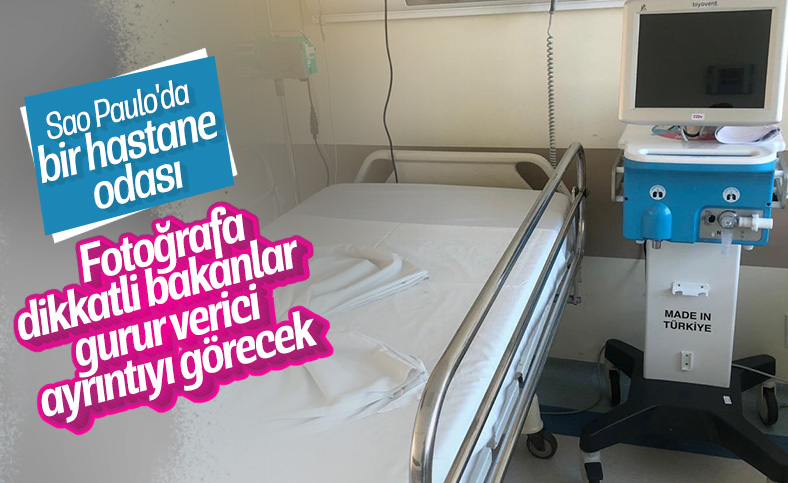 Türkiye'nin solunum cihazları Brezilya'da kullanımda
