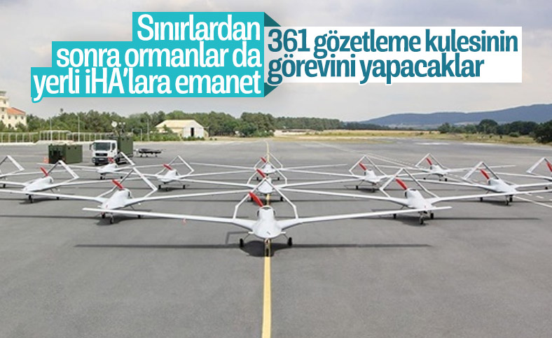Bayraktar TB2 İHA, yangınlara karşı ormanları gözleyecek