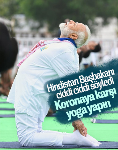 Narendra Modi'den koronayla mücadelede yoga önerisi