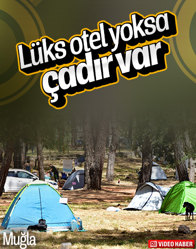 Muğla'da sosyal mesafeli çadır tatili