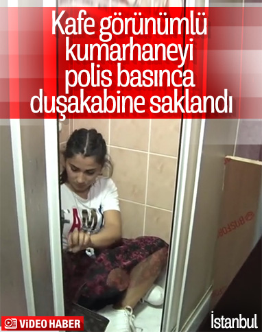 İstanbul'da kaçak kumarhaneyi polis bastı