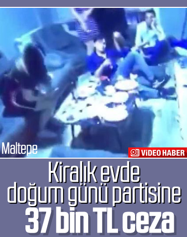 İstanbul'da sosyal mesafesiz ev partisine baskın