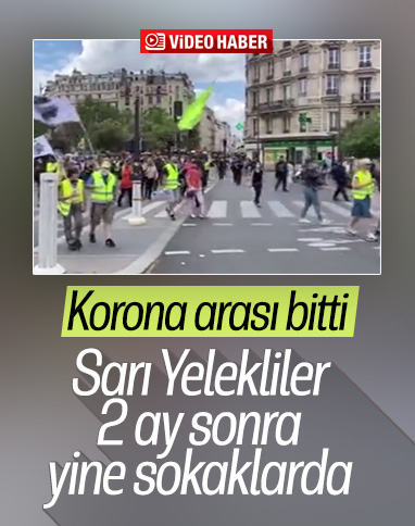 Sarı Yelekliler'in koronavirüs arası bitti