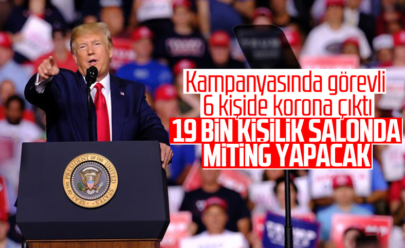 Trump'ın kampanyasında görevli 6 kişi koronaya yakalandı