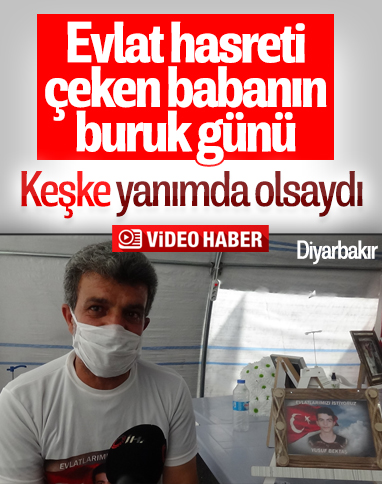 Evlat nöbetindeki babanın buruk Babalar Günü