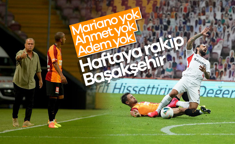 Mariano ve Ahmet Çalık, Başakşehir maçında yok