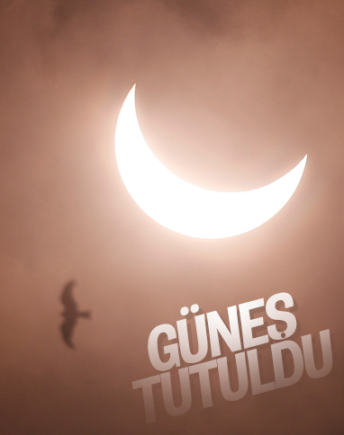 Güneş tutulması gerçekleşti