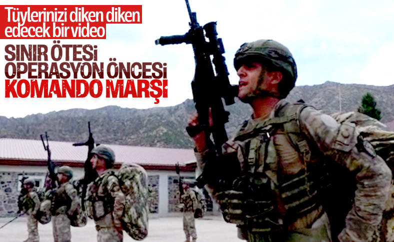 Komandolar sınır ötesine geçti