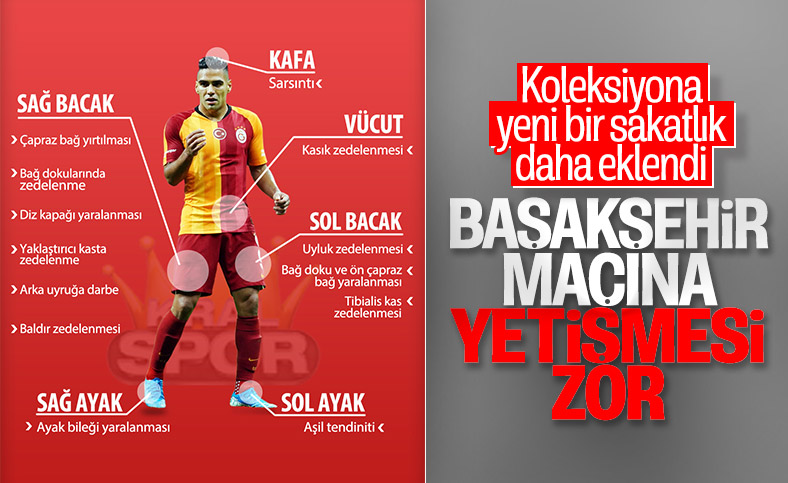 Falcao'da kısmi kas hasarı ve kanama tespit edildi