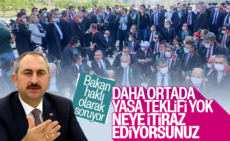 Adalet Bakanı Gül, yürüyen baro başkanlarını eleştirdi