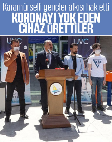 Karamürsel Belediyesi'nden koronaya karşı cihaz