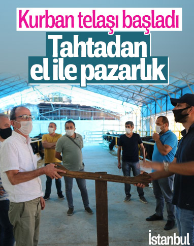 İstanbul'da kurbanlık telaşı başladı