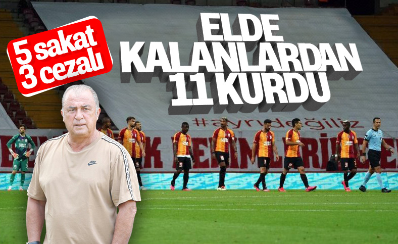 Fatih Terim'in Başakşehir maçı 11'i