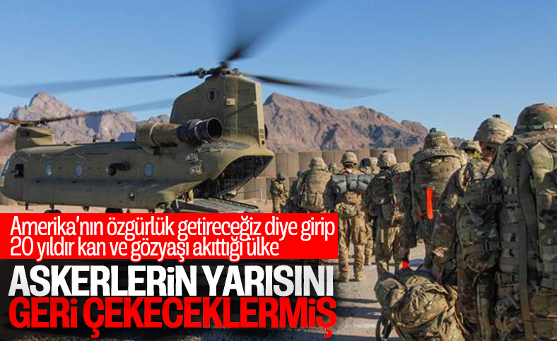 ABD Afganistan'daki asker sayısını yarıya indiriyor