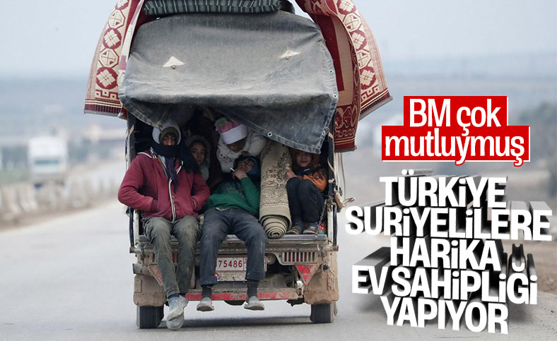 BM'den Türkiye'ye Suriye övgüsü