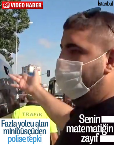 Esenyurt'ta denetime takılan minibüsten 37 yolcu çıktı