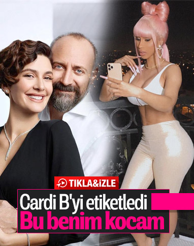 Bergüzar Korel'den Cardi B'ye gönderme