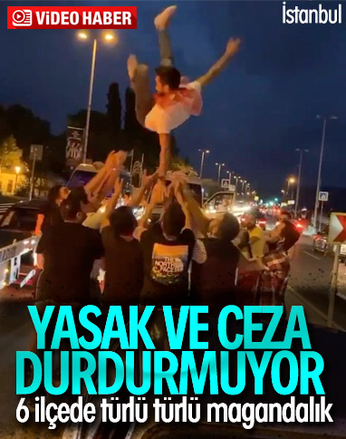 İstanbul’da asker uğurlayan magandalar