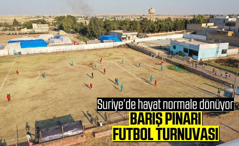 Suriye’de Barış Pınarı Futbol Turnuvası devam ediyor