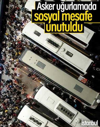 15 Temmuz Demokrasi Otogarı'nda asker uğurlama yoğunluğu
