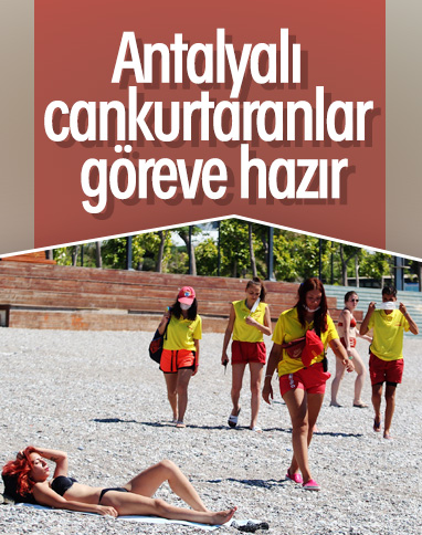 Antalya'da kadın cankurtaranlar göreve başladı