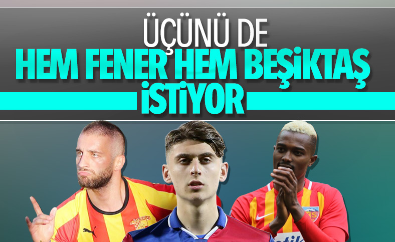 Fenerbahçe ile Beşiktaş transferde karşı karşıya