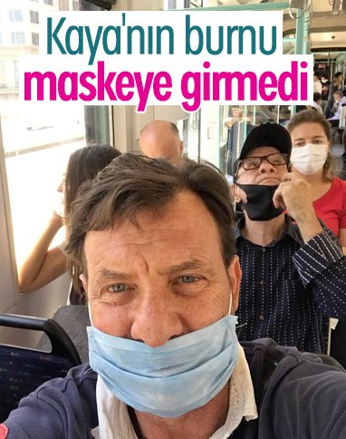 Kaya Çilingiroğlu'na maske uyarısı