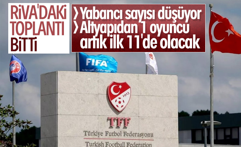 TFF ve Kulüpler Birliği'nden yeni kararlar