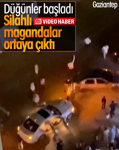 Gaziantep'te, silahlı düğün magandası yakalandı